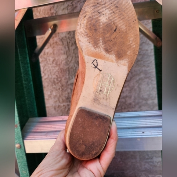 House‎ Of Harlow 1960 Holli Ankle Boot Tan Leather Buckle Strap - Picture 4 of 10